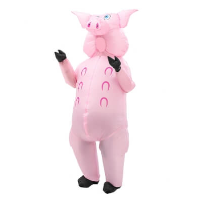 Надувной карнавальный костюм Свинья-1
