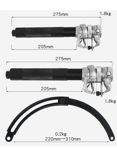 Стяжка пружин подвески IronFix VS-280, усиленная, 280 мм, 1200 кг-5